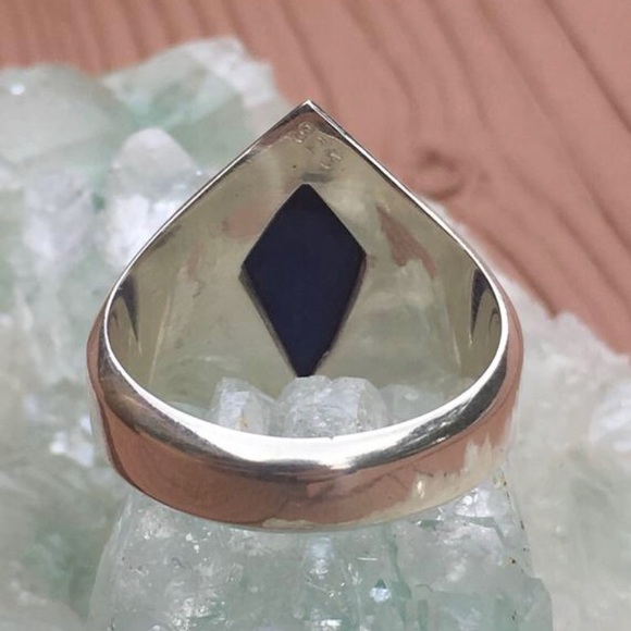 ❤️Unique Lapis Lazuli Handmade Silver Ring… - Picture 3 of 3